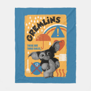 Gizmo Es gibt drei Regeln Fleecedecke