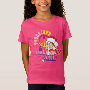 Gizmo   Frieden Liebe & Mitternachtssnacks T-Shirt
