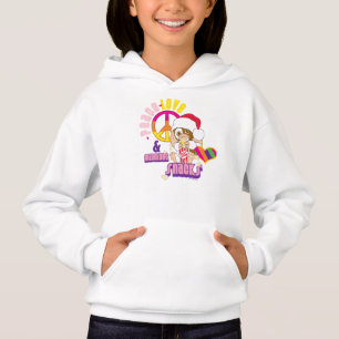 Gizmo Frieden Liebe und Mitternacht-Snacks Hoodie