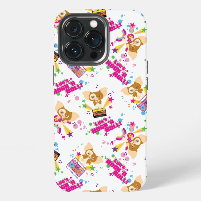 Gizmo | Let's Rock 'n Roll Muster iPhone 13 Pro Hülle (Hinten)