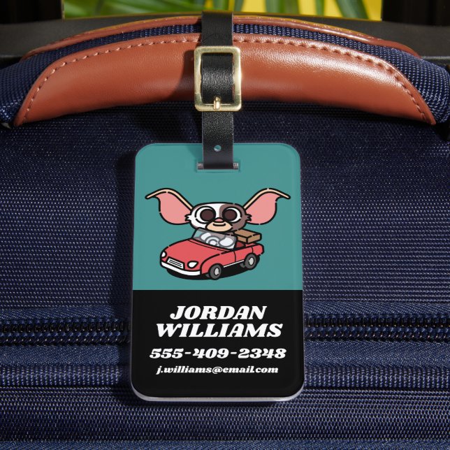 Gizmo | NIEDLICHER COMIC Gepäckanhänger (Vorderseite Insitu 2)