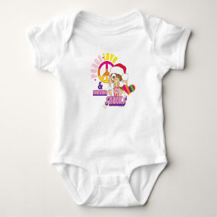 Gizmo Peace Liebe & Midnight Snacks Baby Strampler