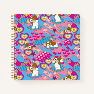 Gizmo | Pink Peace & Liebe Pattern Notizbuch