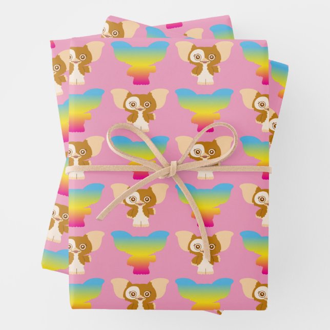 Gizmo | Regenbogenmuster Geschenkpapier Set (Beispiel)