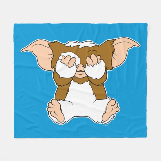 Gizmo | Süße Comicfigur Fleecedecke (Vorderseite (Horizontal))