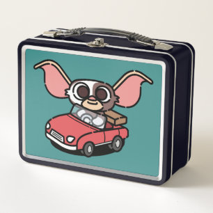 Gizmo   Süßer Comic-Fahrer Metall Brotdose