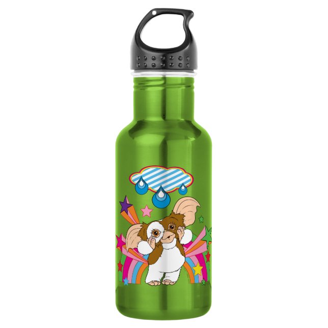 Gizmo | Träumen von Raindrops Edelstahlflasche (Vorderseite)