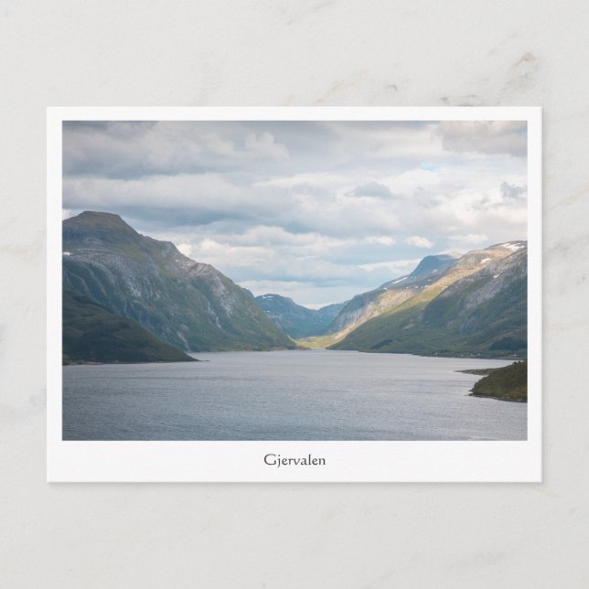 Gjervalen Postkarte (Vorderseite)