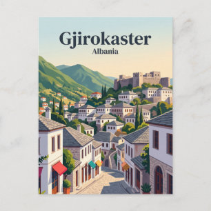 Gjirokaster, Albanien Postkarte