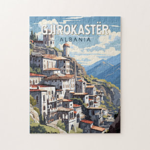Gjirokaster Albanien Reise Kunst Vintage