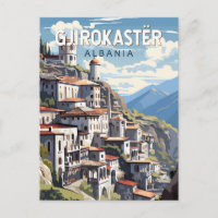 Gjirokaster Albanien Reise Kunst Vintage