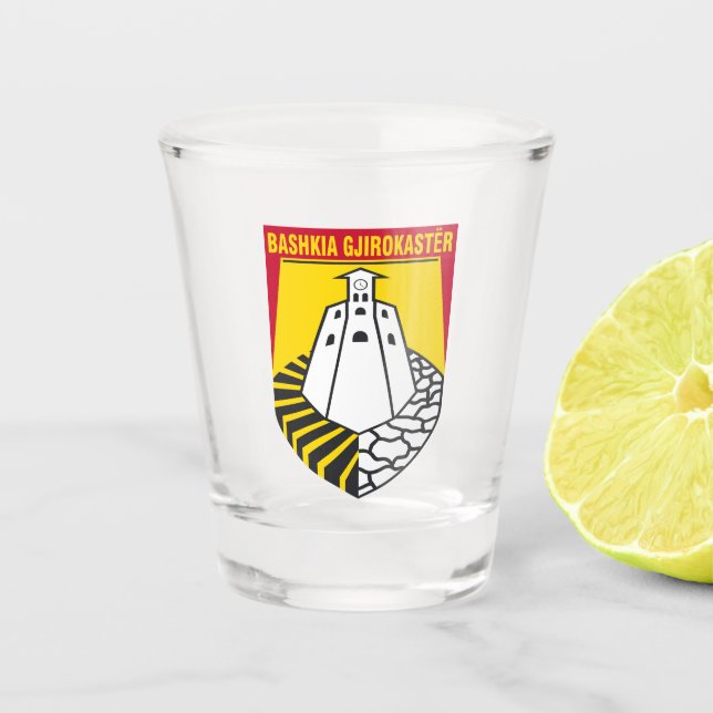 Gjirokastër Schnapsglas (Vorderseite)