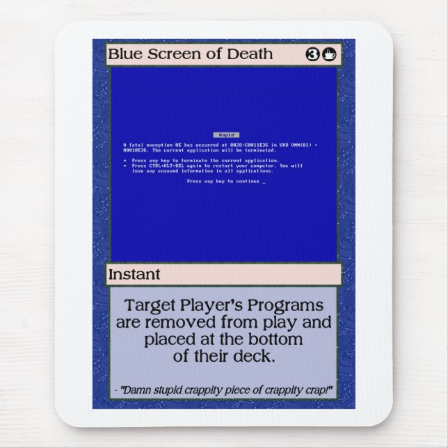 GK: BSOD MOUSEPAD (Vorne)