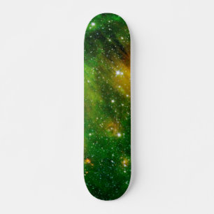 GL490 Green Gas Cloud Nebula - NASA Weltraumfoto Skateboard