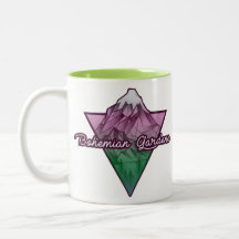Glace Bohemische Gärten des Berg|