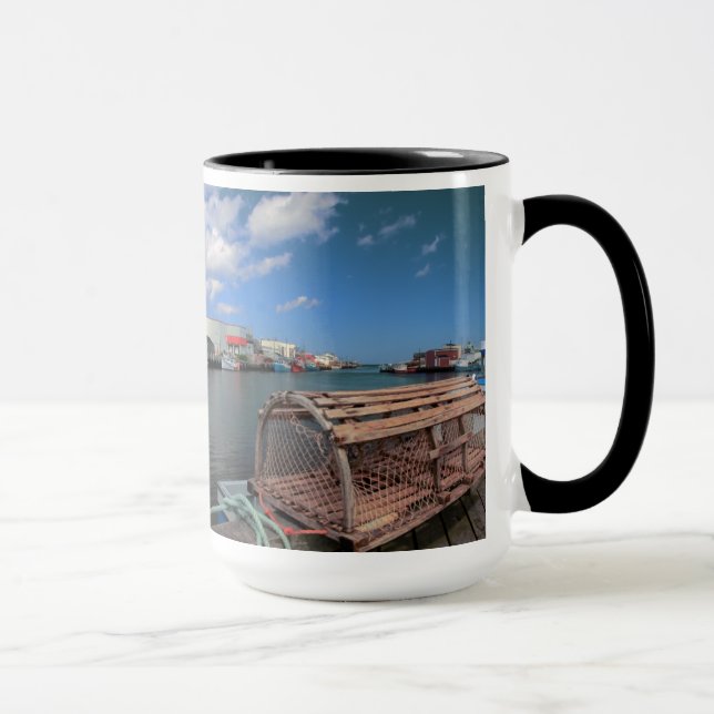 Glace Bucht-Tasse Tasse (Rechts)