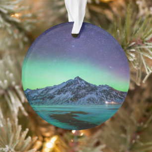 Glace et neige   Aurora Borealis Voie Lactée Islan