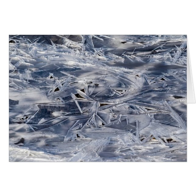 Glace et non pas de la glace (Devant horizontal)