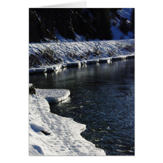 Glace sur la carte Blackfoot