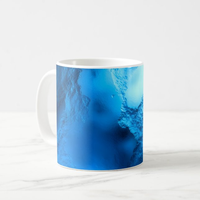 Glacial Blue Drift Kaffeetasse (Vorderseite Links)