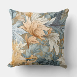 Glacial Flora Symphony Winter Botanical Kissen