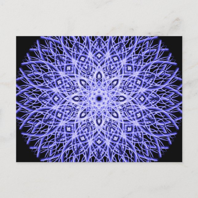 Glacial Mandala Postkarte (Vorderseite)