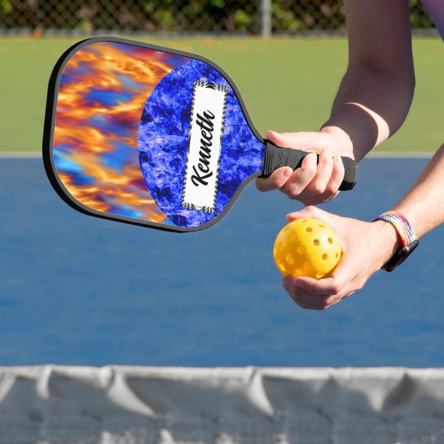 Glaciem et Ignis by Kenneth Yoncich Pickleball Schläger (InSitu)