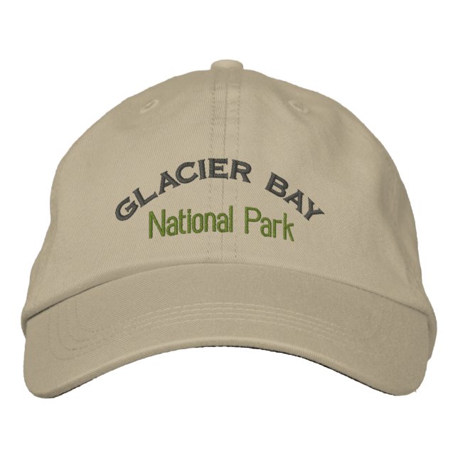 Glacier Bay National Park Bestickte Baseballkappe (Vorderseite)
