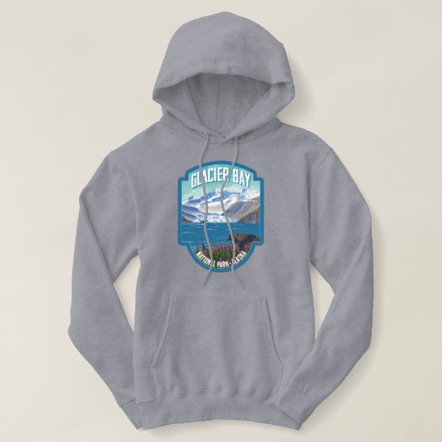 Glacier Bay National Park Hoodie (Design vorne)