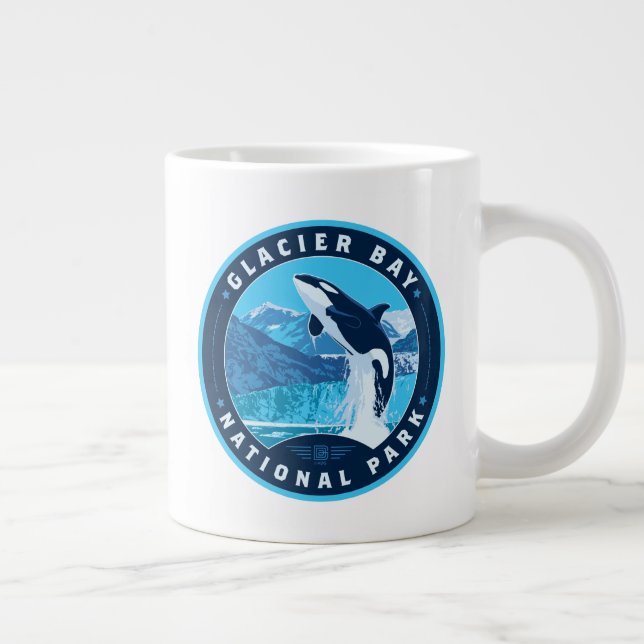 Glacier Bay National Park Jumbo-Tasse (Rechts)