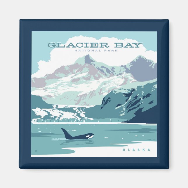 Glacier Bay National Park | Orca Magnet (Vorne)