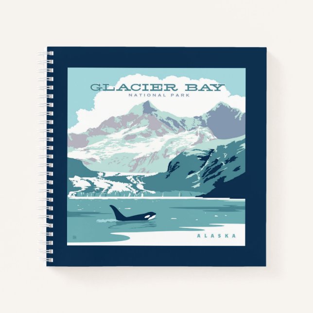 Glacier Bay National Park | Orca Notizbuch (Vorderseite)