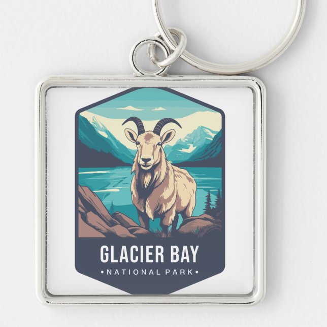 Glacier Bay NATIONAL PARK Schlüsselanhänger (Vorne)