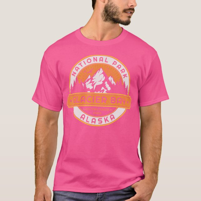 Glacier Bay Nationalpark Alaska Natur Wandern T-Shirt (Vorderseite)