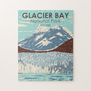 Glacier Bay Nationalpark Alaska Vintage 