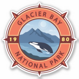 Glacier Bay Nationalpark Ristorante da Enzo Aufkleber