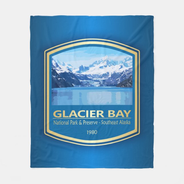 Glacier Bay NP (PF1) Fleecedecke (Vorderseite)