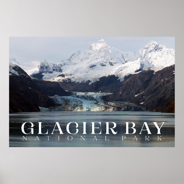 Glacier Bay Poster, Alaska Print Poster (Vorne)
