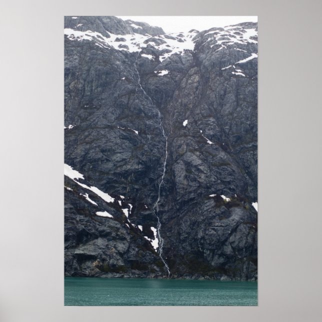 Glacier Bay Wasserfall 3 Poster (Vorne)