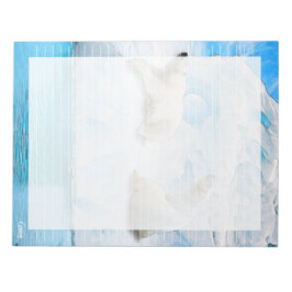 Glacier Bears Lined - 11" x 8,5" Notepad Notizblock