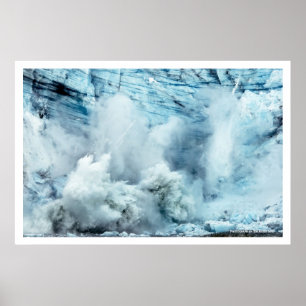 Glacier Calving Poster