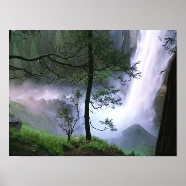 Glacier Falls Poster (Vorne)