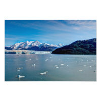 Glacier Hubbard, Alaska Photographie