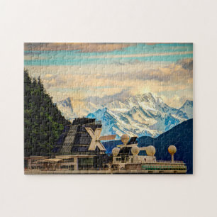 Glacier Mendenhall en Alaska. Puzzle