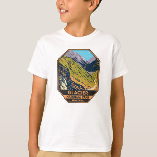 Glacier National Park Auf dem Weg zur Sun Road T-Shirt
