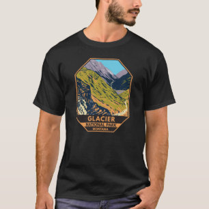 Glacier National Park Auf dem Weg zur Sun Road T-Shirt