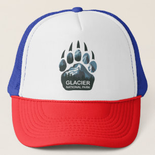 Glacier National Park Bear Paw Truckerkappe