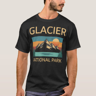 Glacier National Park Berg Reise Natur T-Shirt