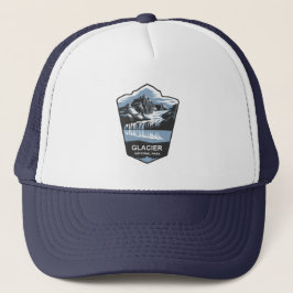 Glacier National Park Emblem Truckerkappe