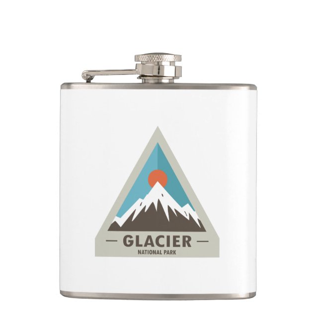 Glacier National Park Flachmann (Vorderseite)